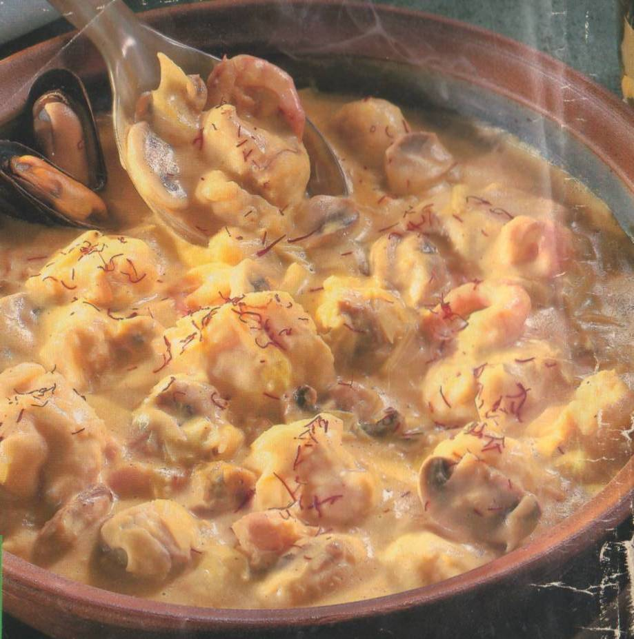 Blanquette De Lotte Et Saint-jacques Au Safran